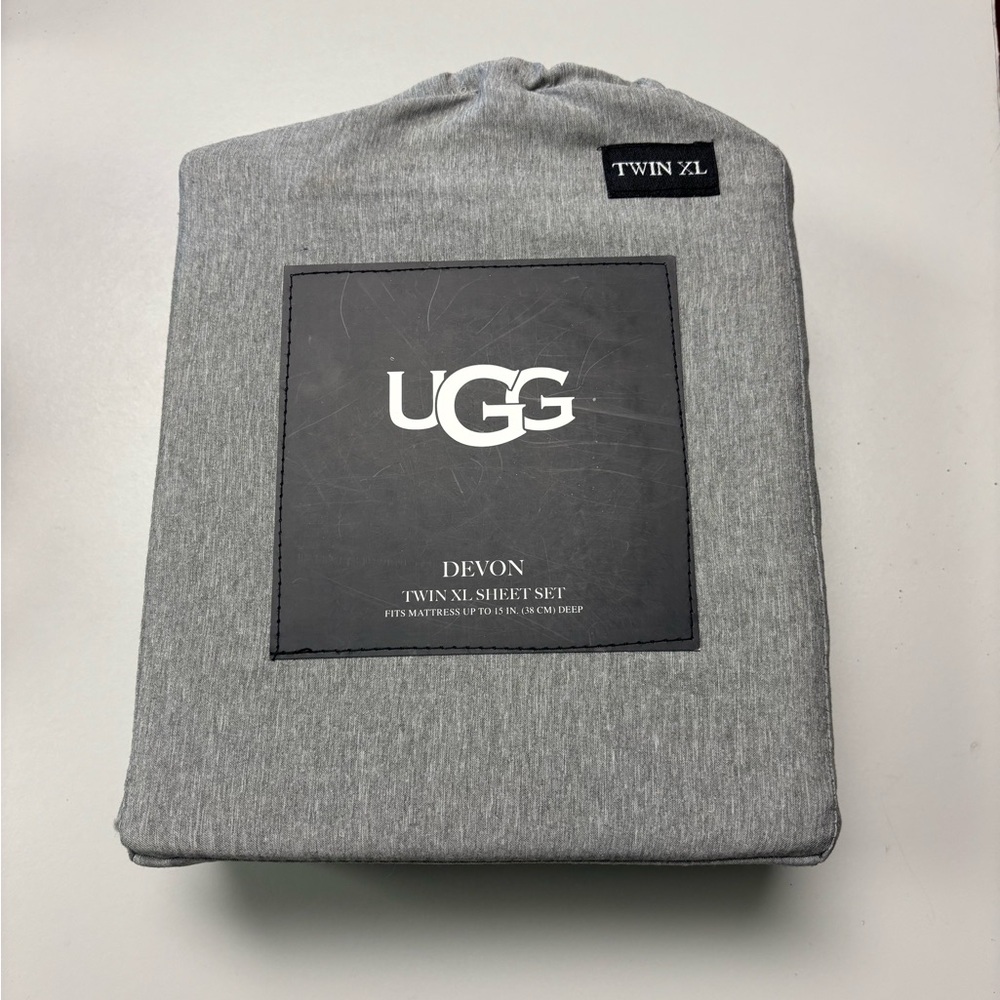 UGG Gray Twin XL Sheet Set
